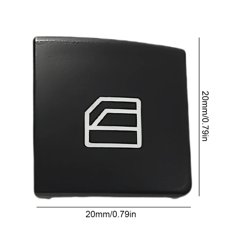 Cache-Boutons Lève-Vitre Mercedes W204 X204 W212 GLK — exemple de montage