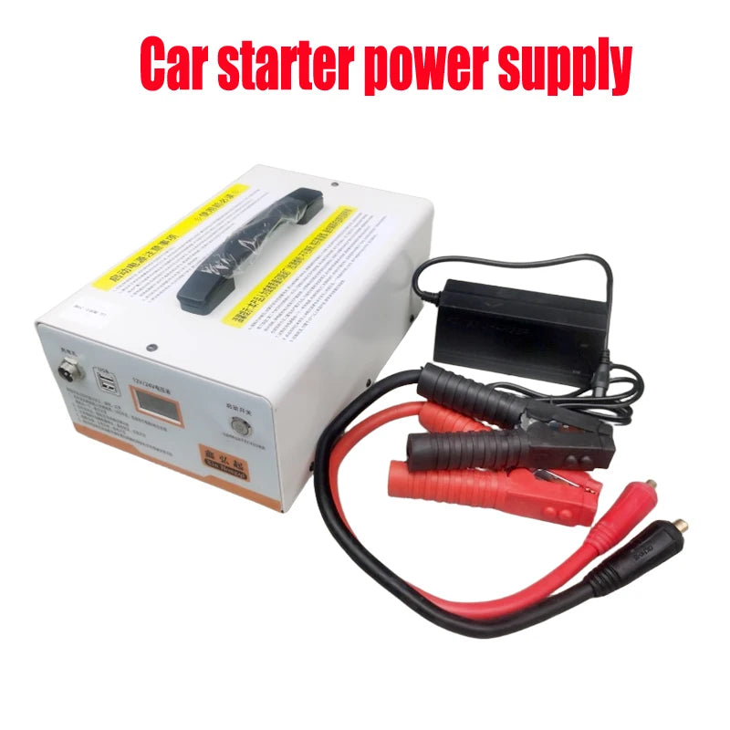 Démarreur de Batterie 12V 24V 32000 mAh Voiture