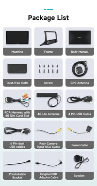 Autoradio Android Chevrolet Camaro 2010-2015 Écran 2K 9 pouces CarPlay Sans Fil ADAS 360