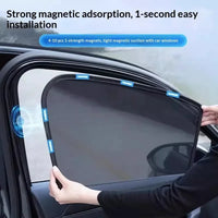 Pare-Soleil Magnétique Renault Clio 4 Vitres Latérales Arrière Lunette Pare-Brise