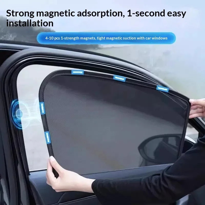 Pare-Soleil Magnétique Renault Clio 4 Vitres Latérales Arrière Lunette Pare-Brise
