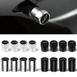Bouchons de Valve Pneu Porsche Boxster Cayenne Panamera Macan Cayman 911 Lot de 4 en Métal Logo Voiture de Sport