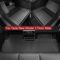 Tapis de Sol et de Malle Tesla Model 3 Highland 2024-2026 TPE Étanches Antidérapants