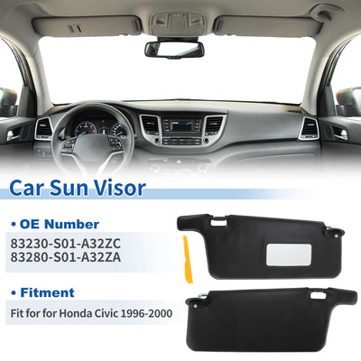 Pare-Soleil UXCELL Honda Civic 1996-2000 Gauche et Droite