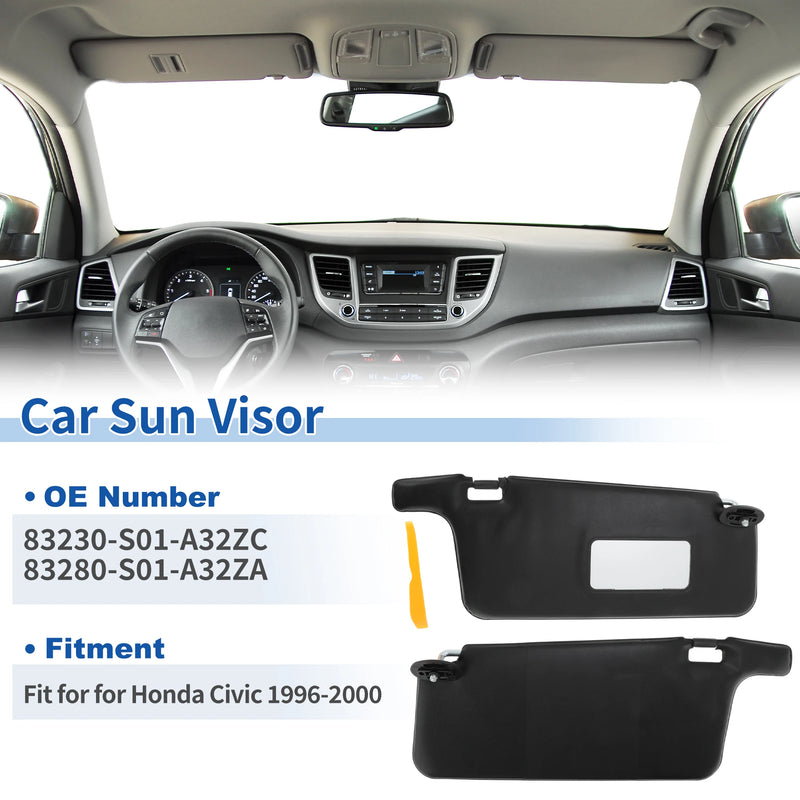 Pare-Soleil UXCELL Honda Civic 1996-2000 Gauche et Droite