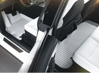 Tapis de Sol Tesla Model Y Juniper 2025-2026 TPE Blanc Moquette Noire