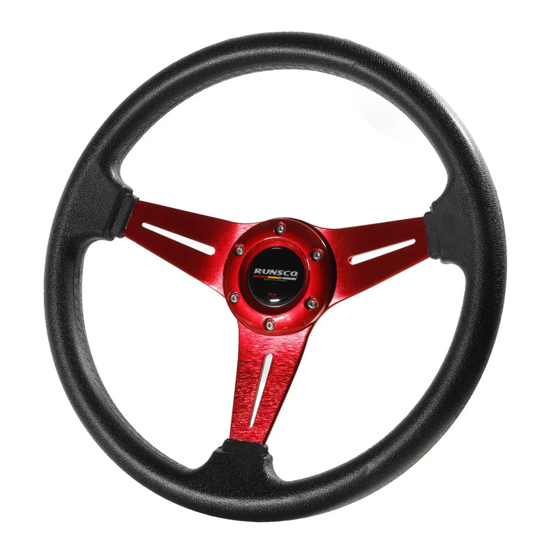Volant Sport Universel 350 mm Aluminium et PU