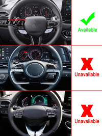 Palettes au Volant Hyundai i30 N Kona N Elantra N Veloster N Aluminium