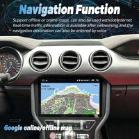 Autoradio Android Ford Mustang 2015-2021 Écran QLED Double Système CarPlay GPS DSP