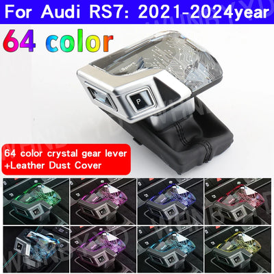 Pommeau de Vitesse Cristal LED Audi A4 A5 A6 Q5