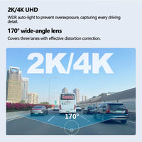 Mini 4K WiFi Dash Cam with Supercapacitor and Parking Mode