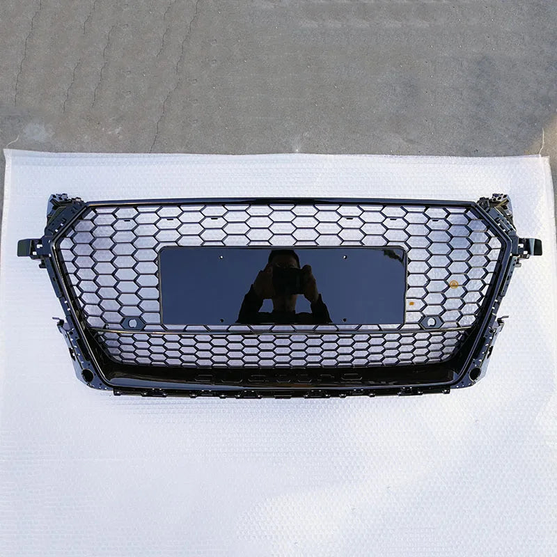 Calandre Avant Nid d'Abeille Style TT RS Audi TT TTS Mk3 8S 2015-2018 Noir Brillant ou Chromée