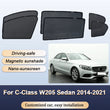 Pare-Soleil Magnétique Mercedes Classe C W205 Berline 2014-2021 Vitres Latérales et Lunette