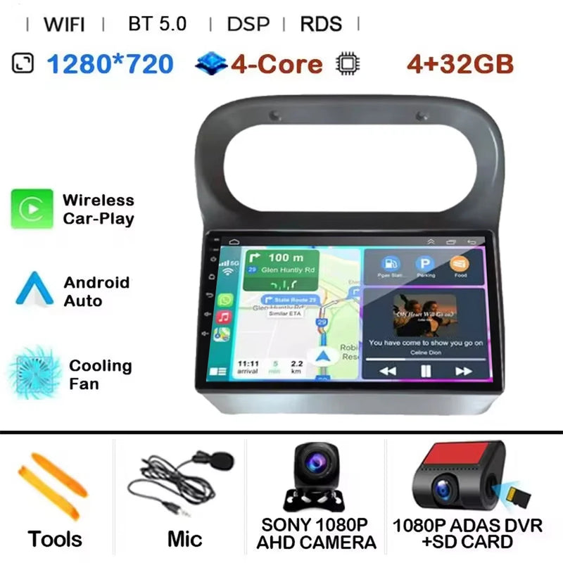Autoradio CarPlay Renault Twingo 1 Android Écran 9 Pouces