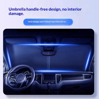 Pare-Soleil Pare-Brise Voiture Sans Manche Pliable Anti-UV Isolation Thermique