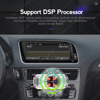 Autoradio Navifly CarPlay Audi Q5 8R 2009-2017 — gros plan