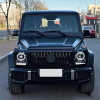 Calandre Avant Style GT Noir Brillant ou Chromée Mercedes-Benz Classe G W463 2004-2018 Ancien Modèle