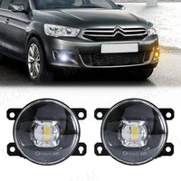 Antibrouillards LED Ronds Universels Étanches 12V la Paire