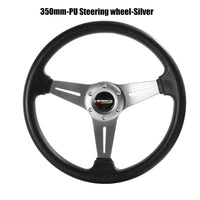 Volant Sport Universel 350 mm Aluminium et PU