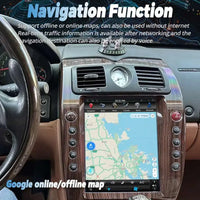 Autoradio Android 14 Écran Vertical 12,1 Pouces Maserati Quattroporte 2004-2012 CarPlay GPS