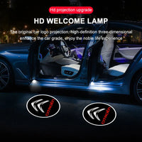 Projecteur Porte Citroën, Lot de 2, Plug and Play, Lentille Verre HD, C3 C4 C5 C6 Picasso Cactus DS3