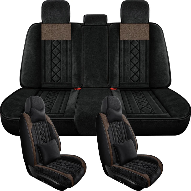 Housses de Siège Volvo XC40 XC60 S40 S60 S80 S90 V40 V60 V70 V90 Universelles Antidérapantes Jeu Complet 5 Places