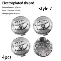 Cache-Moyeux Toyota Yaris Corolla RAV4 Camry 57mm 62mm — détail de finition