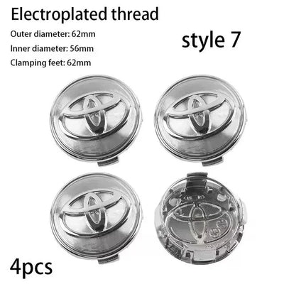 Cache-Moyeux Toyota Yaris Corolla RAV4 Camry 57mm 62mm