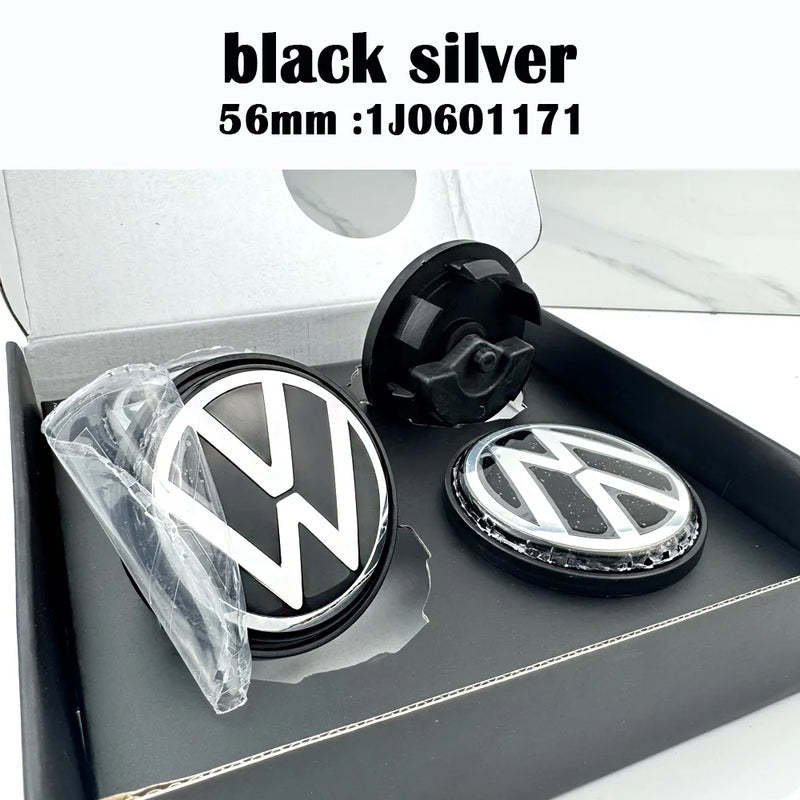 Cache-Moyeux Volkswagen Golf Jetta Passat CC 56mm 65mm — détail de fixation