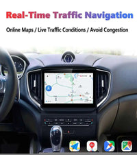 Autoradio Android 14 Maserati Levante 2017-2024 Écran 10,26 pouces CarPlay GPS Bluetooth