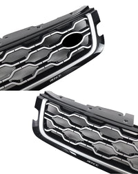 Calandre Range Rover Evoque L551 2020-2022 Nid d'Abeille Noir Argent ou Gris
