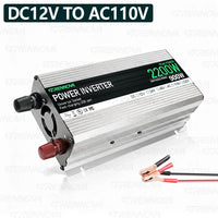 12V 220V Autotransformator Wechselrichter 1000 bis 2200 W