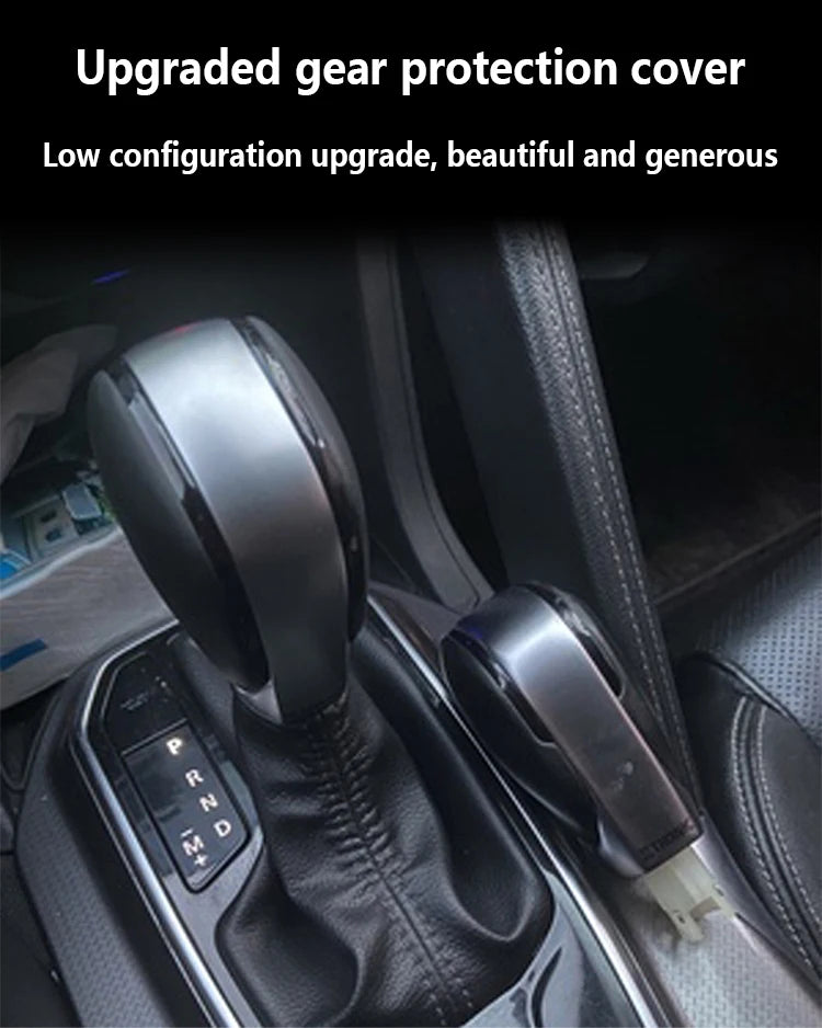 Pommeau de Vitesse Renault Koleos 2, Kadjar, Mégane 4 et Talisman pour Boîte Automatique, Noir et Argent