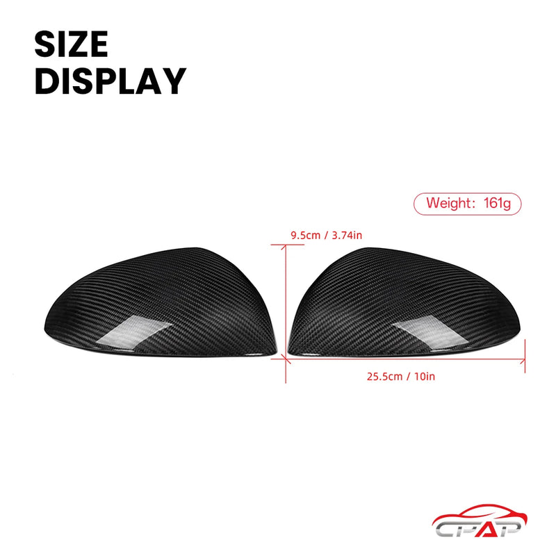 Coques de Rétroviseur Mercedes W206 W223 W254 W295 Carbone Véritable Style OEM