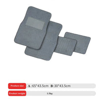 Tapis de Sol Voiture Universel Moquette 4 Pièces