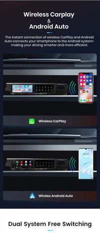 Autoradio Double Écran 12,3 + 12,3 Pouces Porsche Macan 2014-2017 Android CarPlay Sans Fil GPS