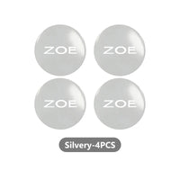 Autocollants Emblème de Moyeu Renault Zoe 56 mm Lot de 4