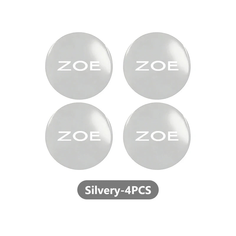 Autocollants Emblème de Moyeu Renault Zoe 56 mm Lot de 4