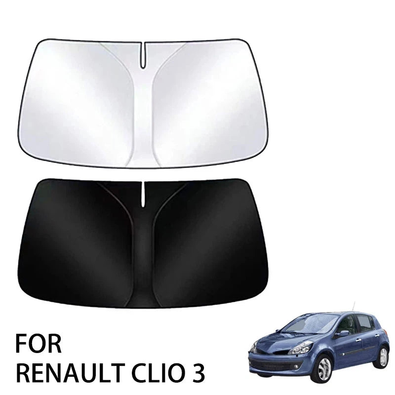 Pare-Soleil Pare-Brise Renault Clio 2 3 4 5 Cristal de Glace Anti-UV Sur Mesure
