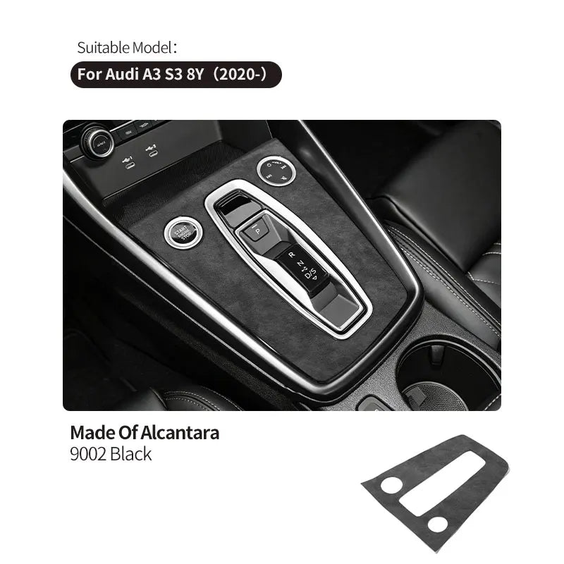 Couvre-Levier de Vitesses Alcantara Audi A3 S3 8Y