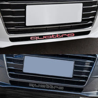Emblème Calandre Audi Quattro — gros plan