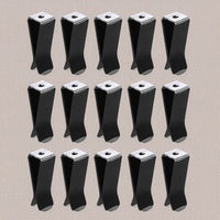 Black Metal Car Air Freshener Holder Clips, Pack of 30