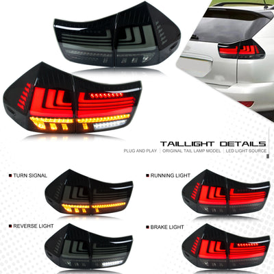 Feux Arrière LED Lexus RX330 RX350 RX400h 2004-2009