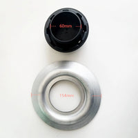 Cache-moyeux Mercedes AMG 154 mm alésage 60 mm deux parties