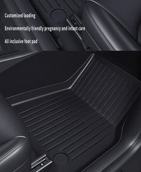 Tapis de Sol Tesla Model 3 Highland 2024-2026 TPE Ensemble 3 à 12 Pièces Simple ou Double Couche