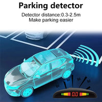 Radar de Recul 4 Capteurs Écran LED FirstSafe KZ-068