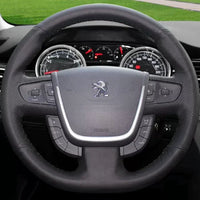 Couvre Volant Peugeot 508 et 508 SW 2011-2018 Cuir à Coudre