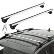 Barres de Toit Universelles Aluminium 120cm Verrouillables
