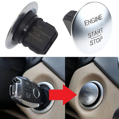 Bouton de Démarrage Sans Clé Mercedes Classe B C E ML