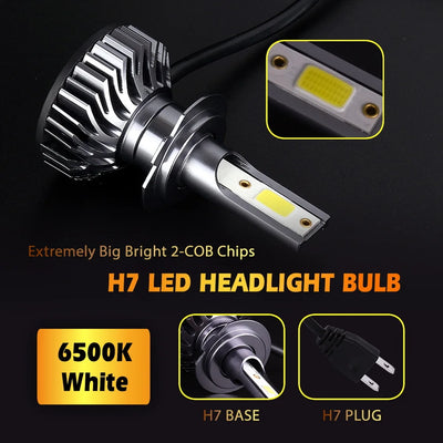 Ampoules LED Infitary H7 H4 72W 6500K